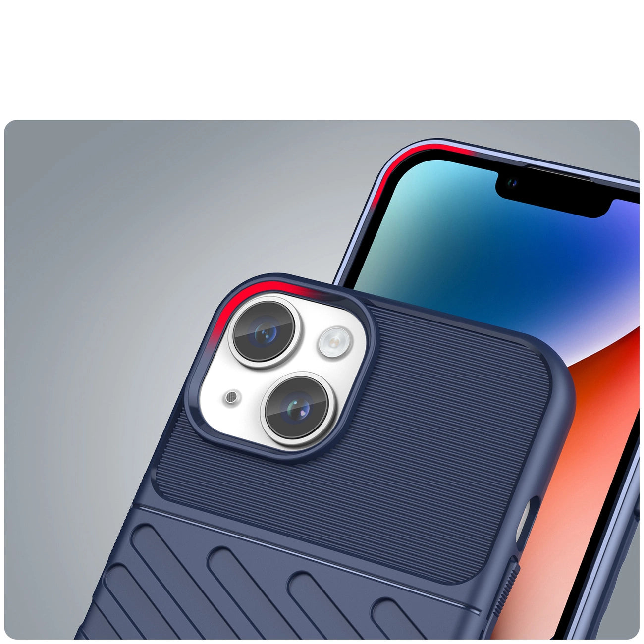 Thunder Case iPhone 14 Plus blue armored case_5