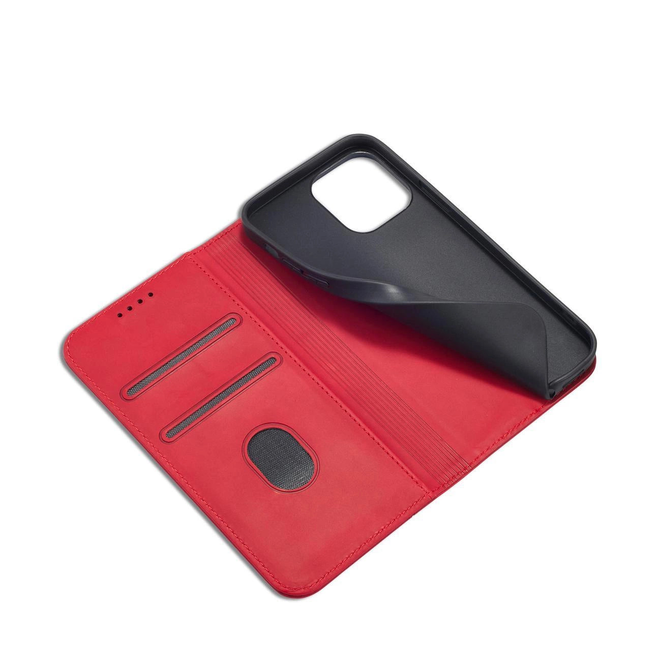 Magnet Fancy Case case for iPhone 14 Pro Max flip cover wallet stand red_4