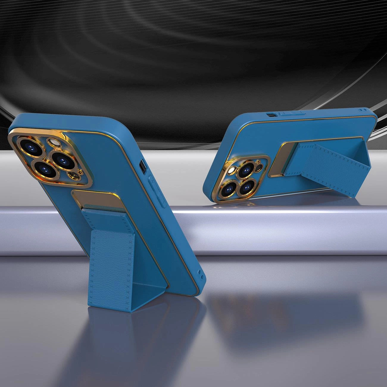New Kickstand Case for Samsung Galaxy A13 with stand black_3
