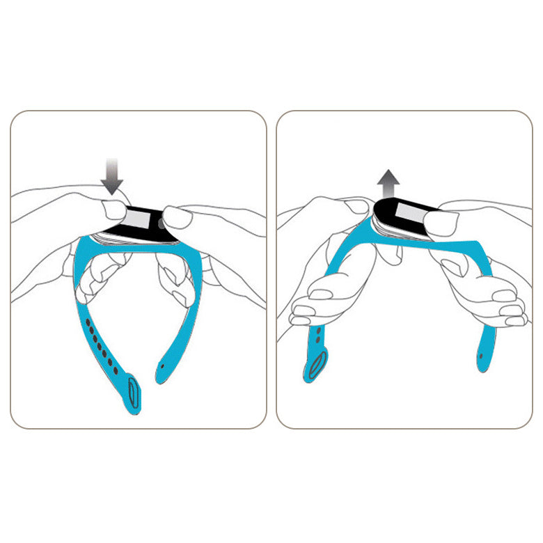 Replacement silicone band for Xiaomi Smart Band 7 strap bracelet bracelet blue_3