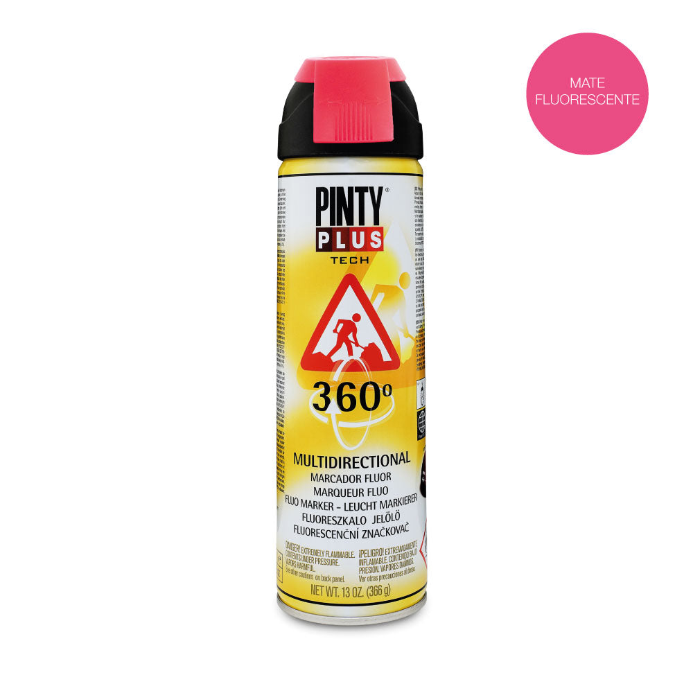 Pintura em spray pintyplus tech 650cc marcador 360° vermelho t107_0