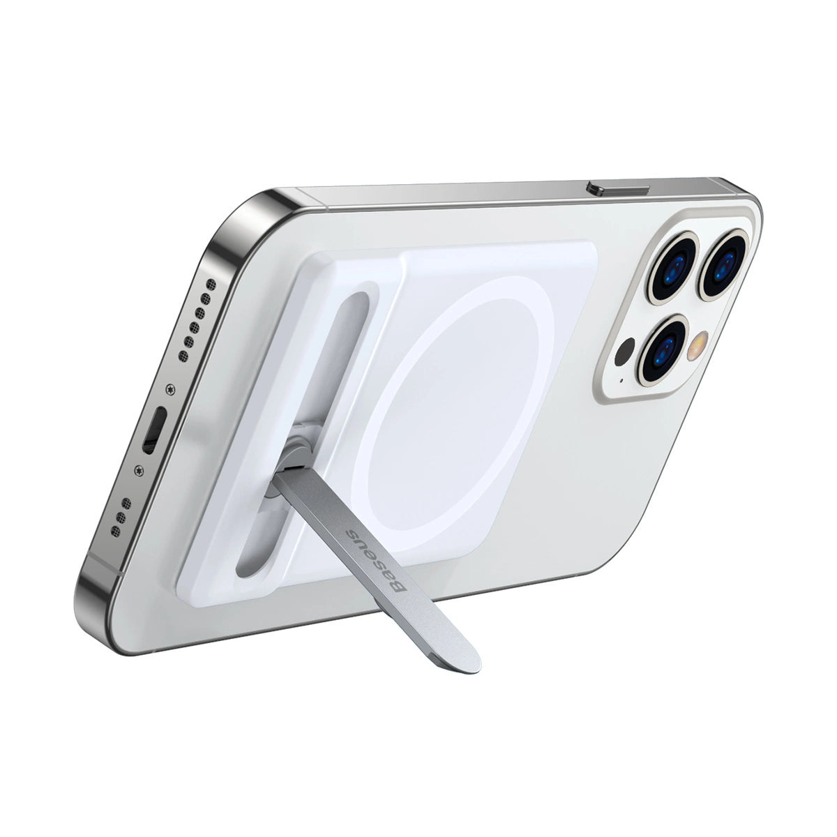 Baseus folding stand with magnetic holder white (LUXZ010002)_0