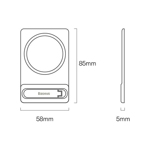 Baseus folding stand with magnetic holder white (LUXZ010002)_20