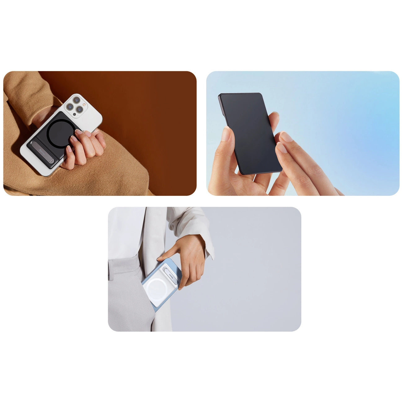 Baseus folding stand with magnetic holder white (LUXZ010002)_22