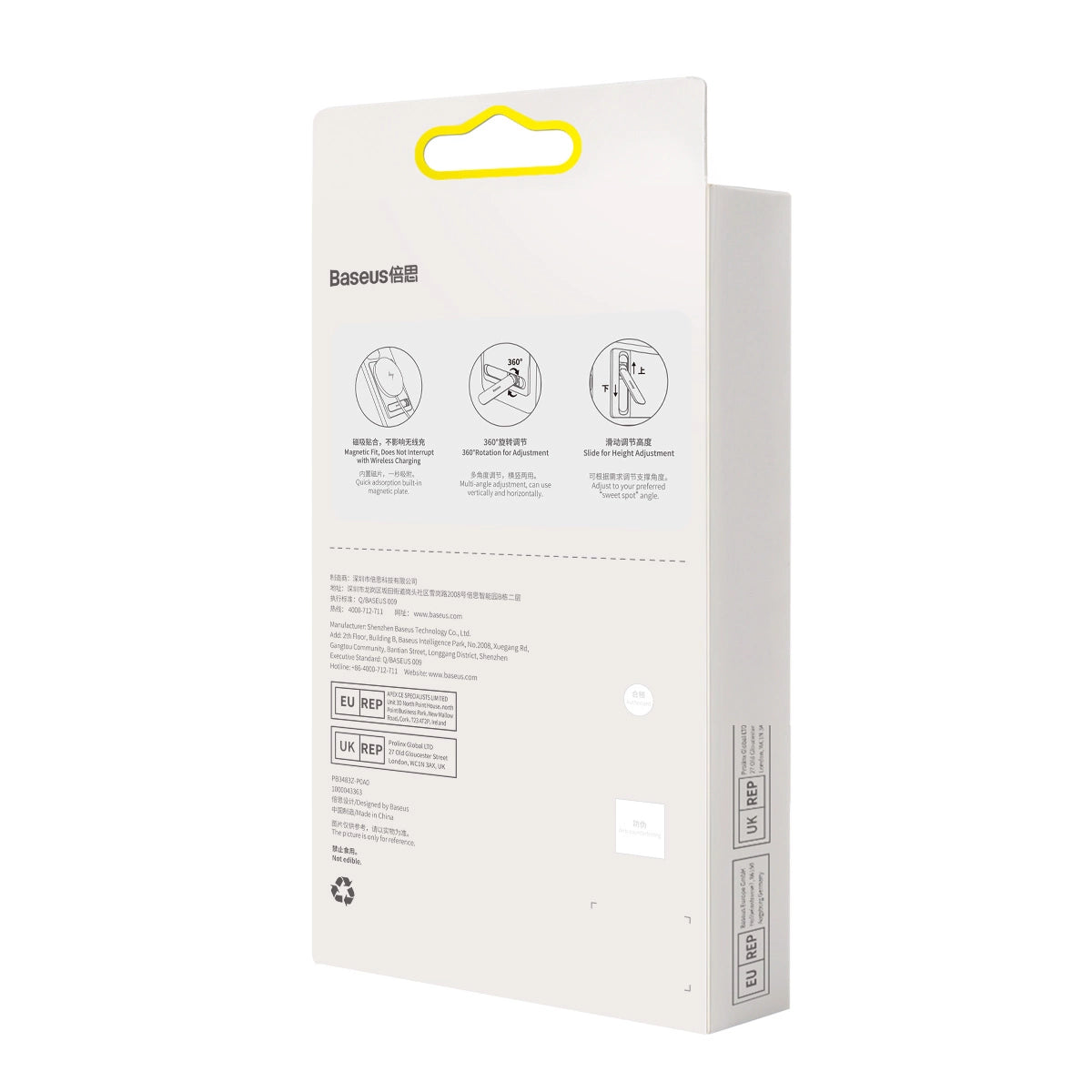 Baseus folding stand with magnetic holder white (LUXZ010002)_5