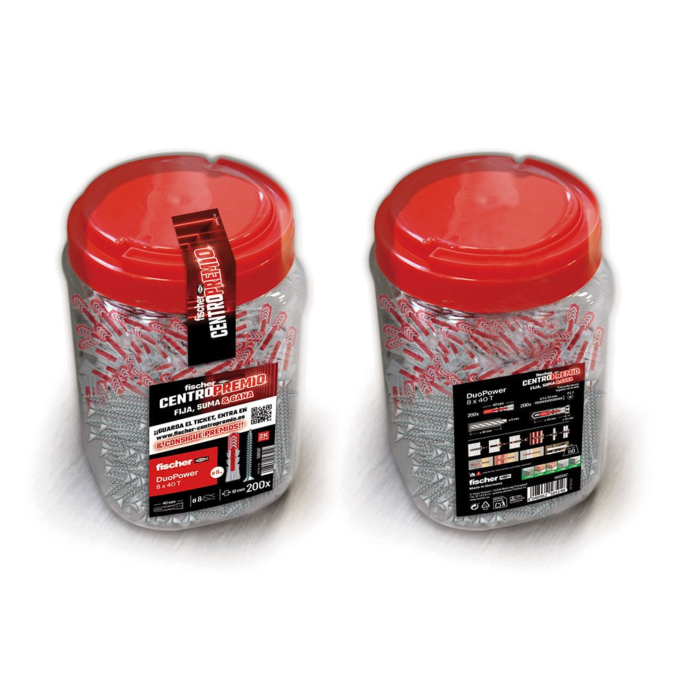Bucha duopower s ø8 x 40 mm, pote 200 uds ***campanha de prêmio central para o cliente final***_0
