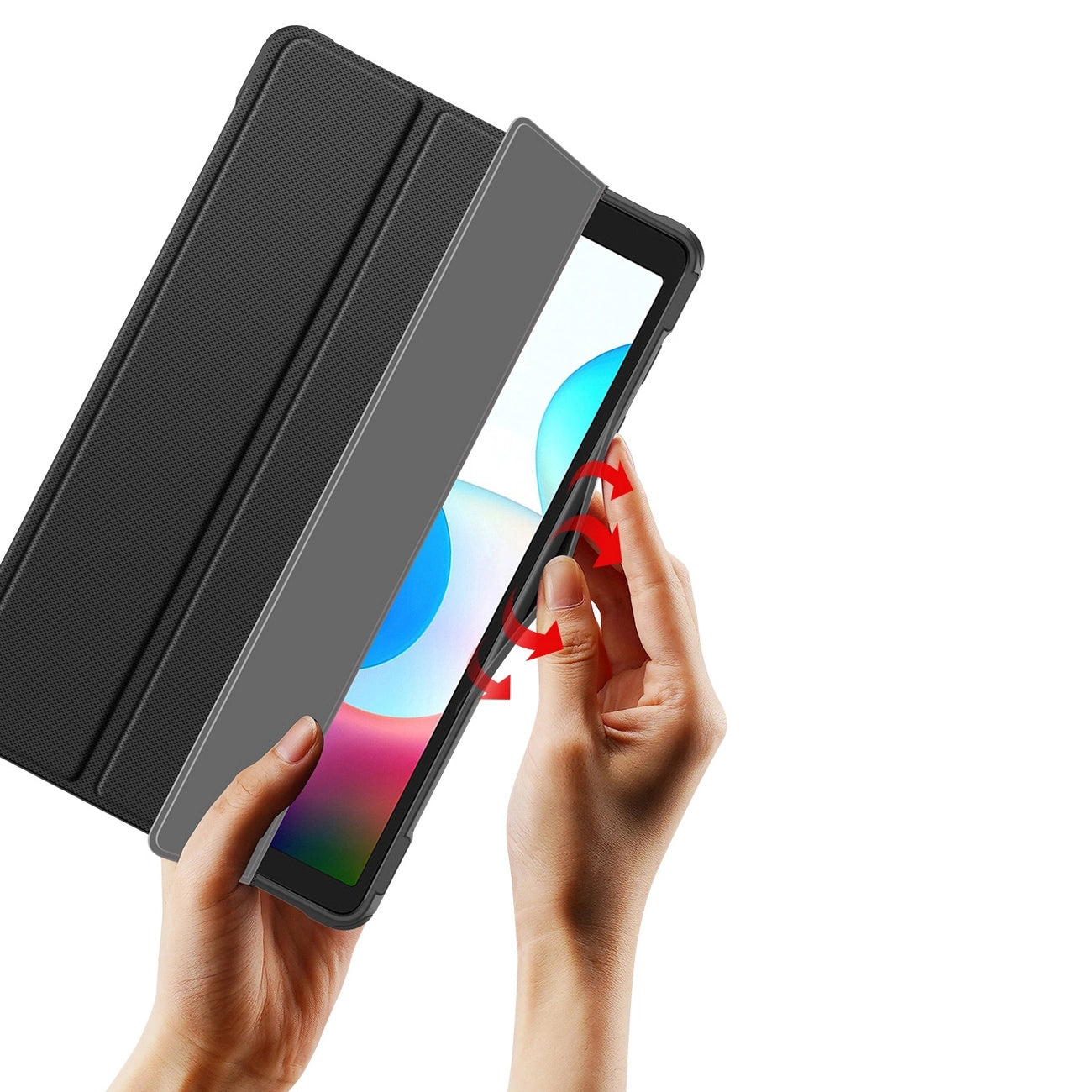Dux Ducis Toby Armored Flip Smart Case for Realme Pad Mini black_16