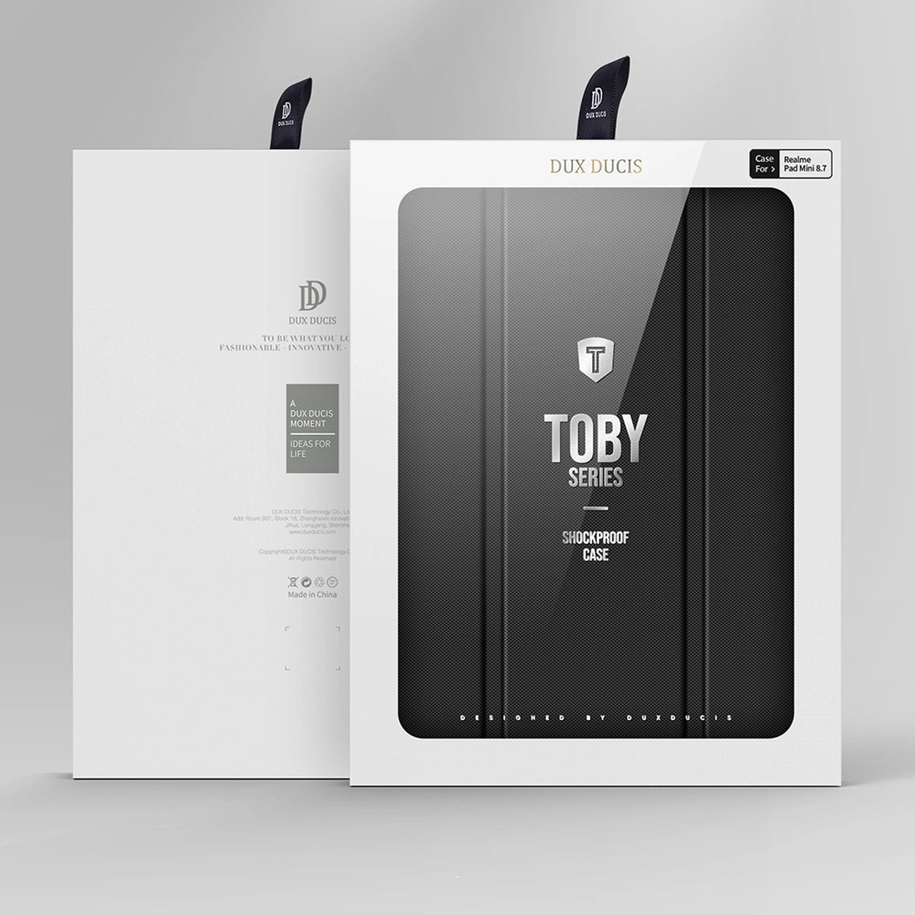 Dux Ducis Toby Armored Flip Smart Case for Realme Pad Mini black_4