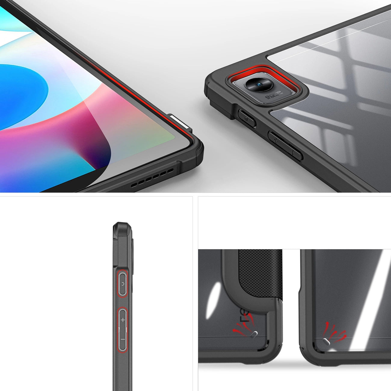 Dux Ducis Toby Armored Flip Smart Case for Realme Pad Mini black_5