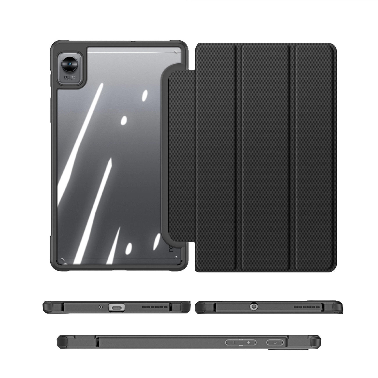 Dux Ducis Toby Armored Flip Smart Case for Realme Pad Mini black_6