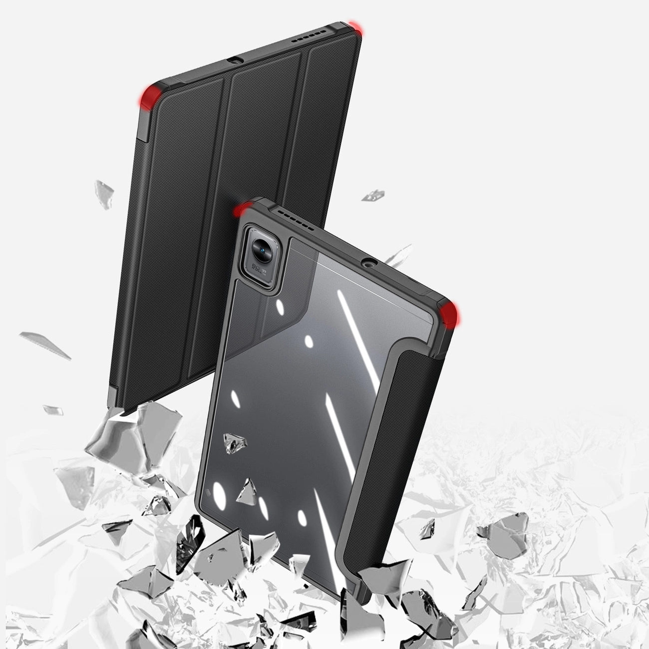 Dux Ducis Toby Armored Flip Smart Case for Realme Pad Mini black_9