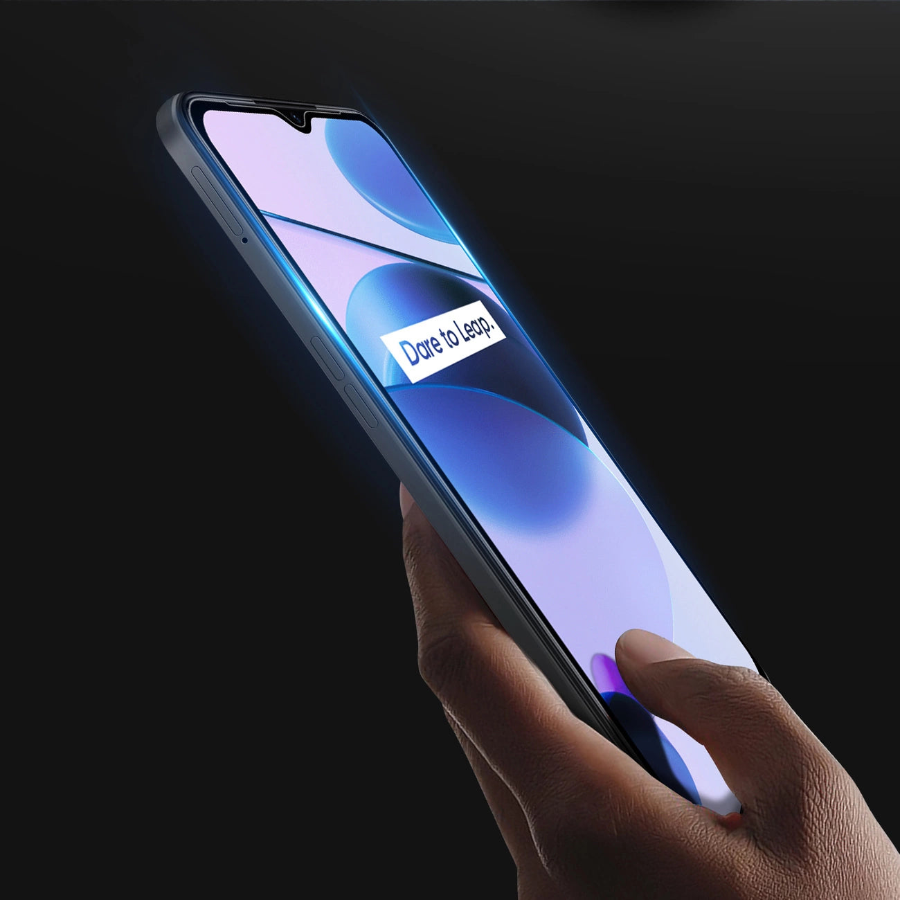 Dux Ducis 9D Tempered Glass full screen 9H tempered glass with frame Realme C35 black (case friendly)_6