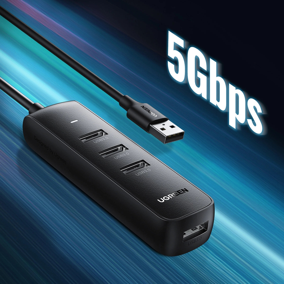 Ugreen HUB USB Type A splitter - 4x USB 3.2 Gen 1 black (CM416 80657)_5