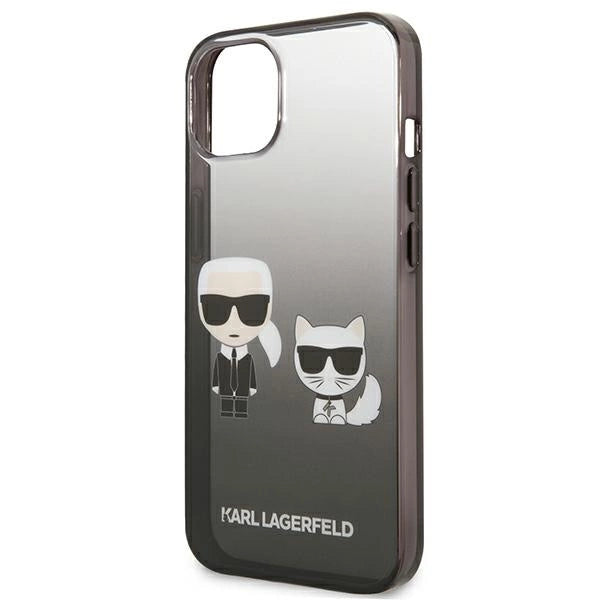 Karl Lagerfeld KLHCP13STGKCK iPhone 13 mini 5,4" hardcase czarny/black Gradient Ikonik Karl & Choupette_5