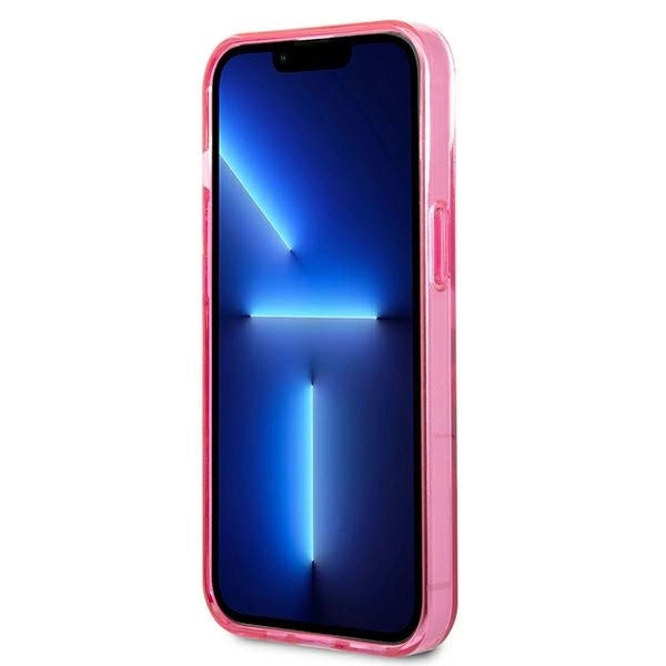 Karl Lagerfeld KLHCP13STGKCP iPhone 13 mini 5,4" hardcase różowy/pink Gradient Ikonik Karl & Choupette_4