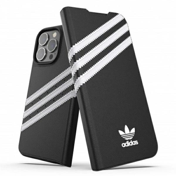 Adidas OR Booklet Case PU iPhone 13 Pro / 13 6,1" czarno biały/black white 47112_0