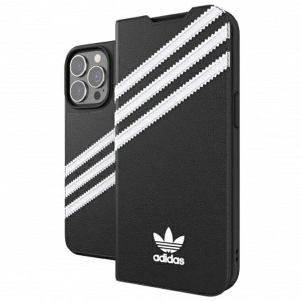 Adidas OR Booklet Case PU iPhone 13 Pro / 13 6,1" czarno biały/black white 47112_1