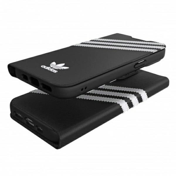 Adidas OR Booklet Case PU iPhone 13 Pro / 13 6,1" czarno biały/black white 47112_2