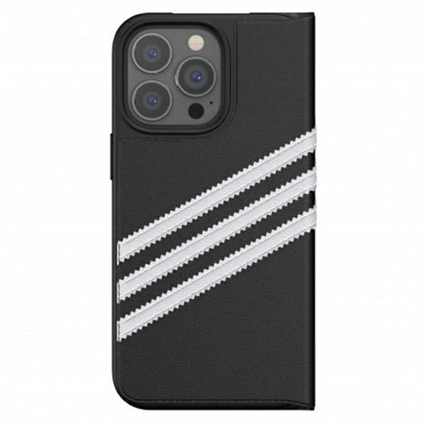 Adidas OR Booklet Case PU iPhone 13 Pro / 13 6,1" czarno biały/black white 47112_4