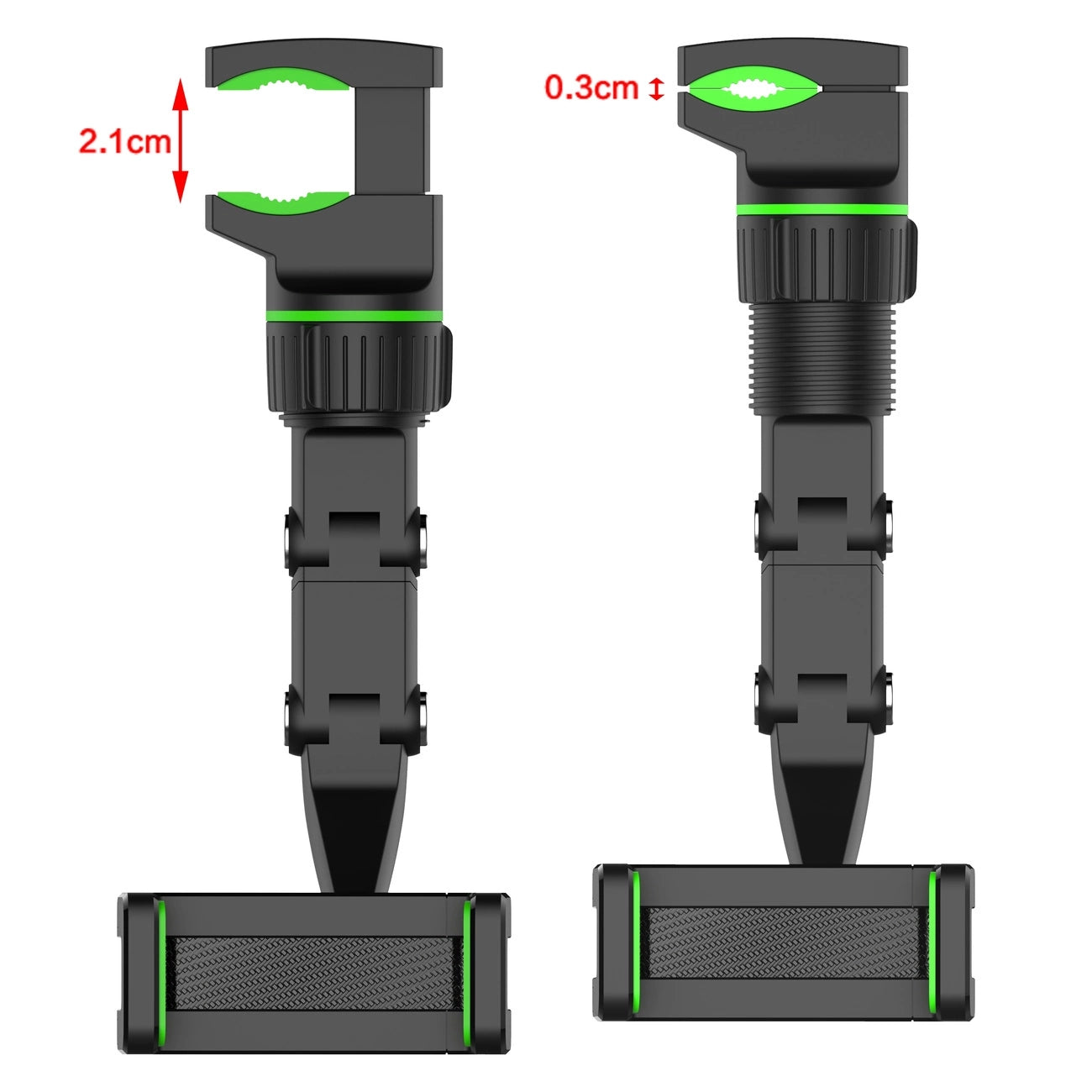 Adjustable car rearview mirror holder for smartphone_15