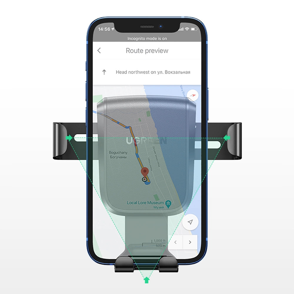 Ugreen gravity phone holder for dashboard cockpit black (LP200 60990B)_8