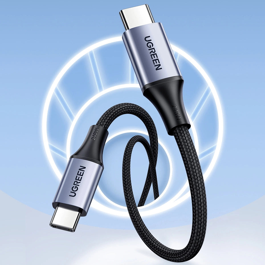 Ugreen cable USB Type C cable - USB Type C Power Delivery 240W 5A 2m gray (90440 US535)_1