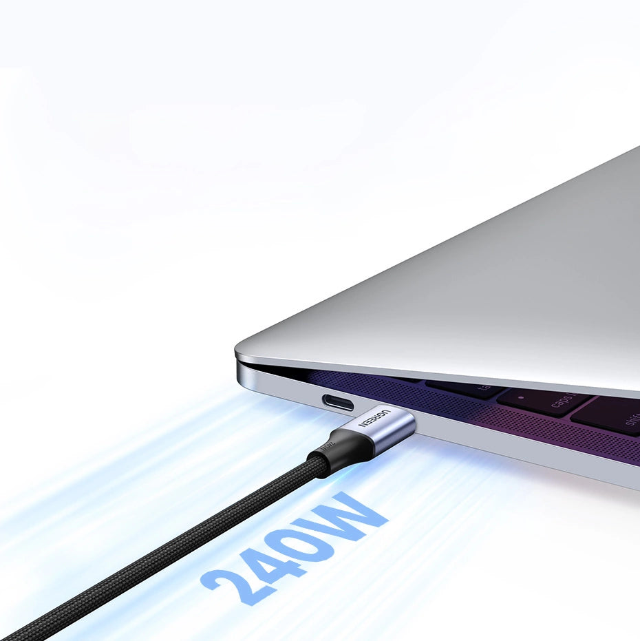Ugreen cable USB Type C cable - USB Type C Power Delivery 240W 5A 2m gray (90440 US535)_2