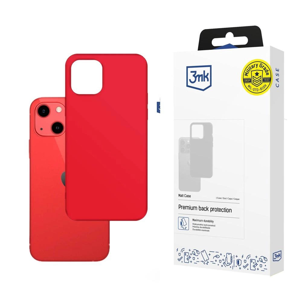 Apple iPhone 13 - 3mk Matt Case strawberry_0
