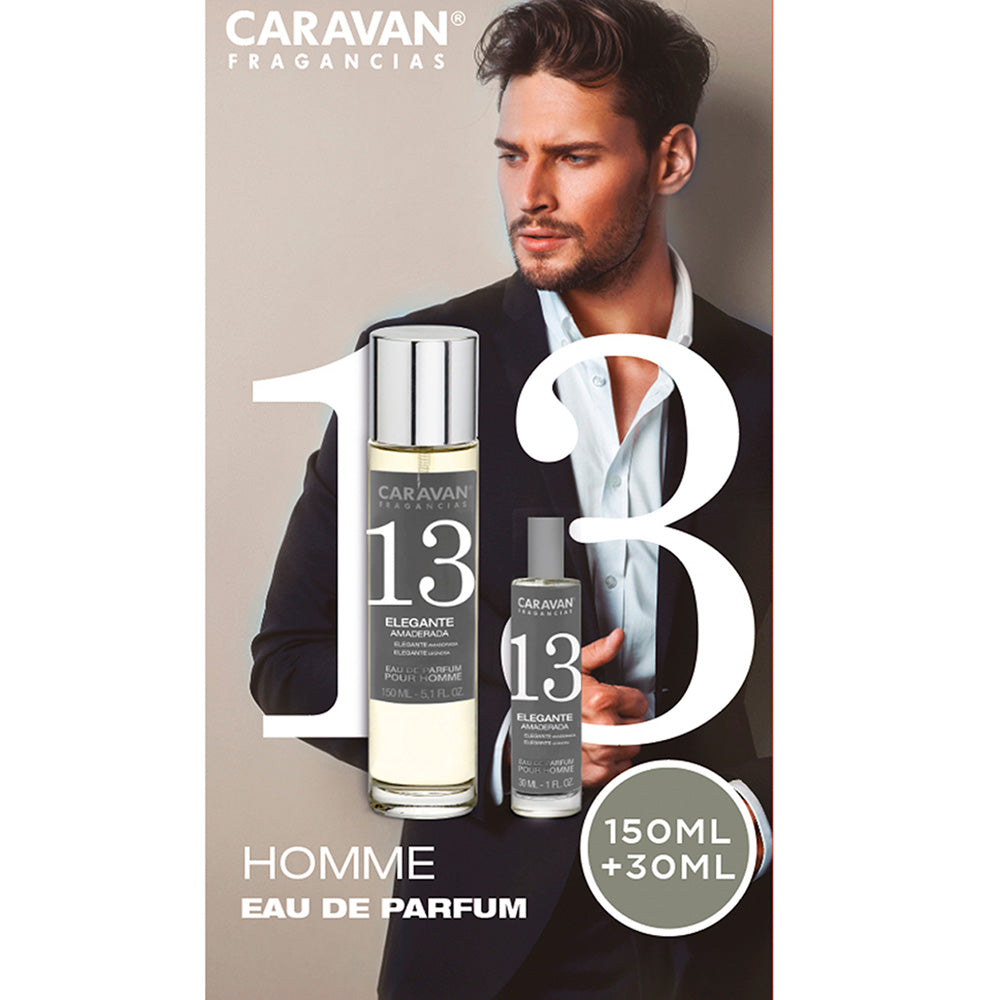 Estojo eau de parfum caravan n° 13, 150 + 30 ml senhor_0