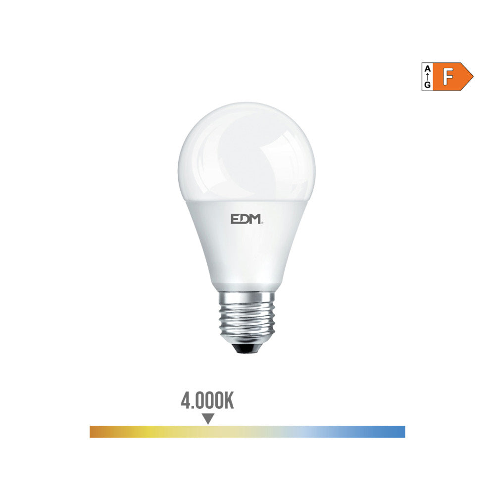 Lâmpada standard led e27 15w 1521lm 4000k luz do dia ø6x11cm edm_0