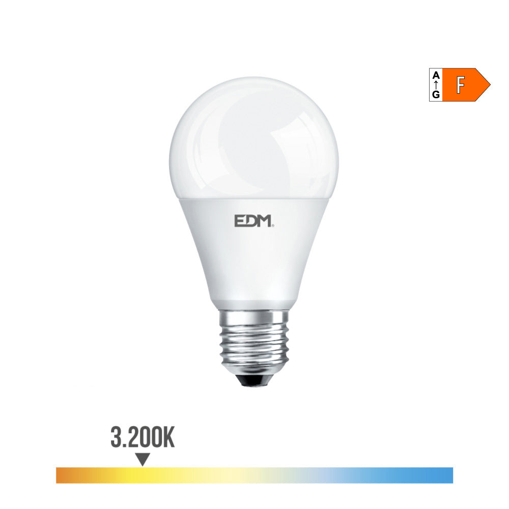 Lâmpada standard led e27 20w 2050lm 3000k luz quente ø6,5x12,4cm edm_0