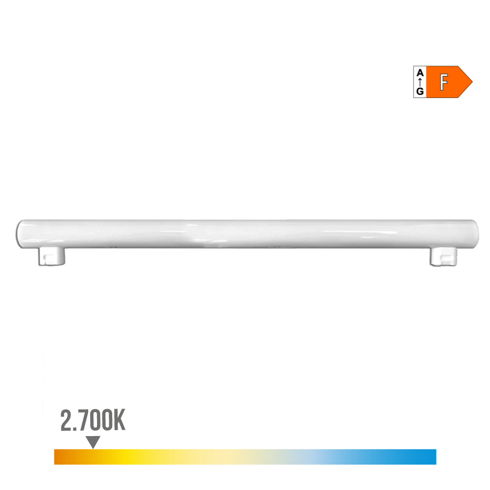 Lâmpada led linestra 2 casquilhos s14s 9w 810lm 2700k luz quente 500x30x47mm edm_0