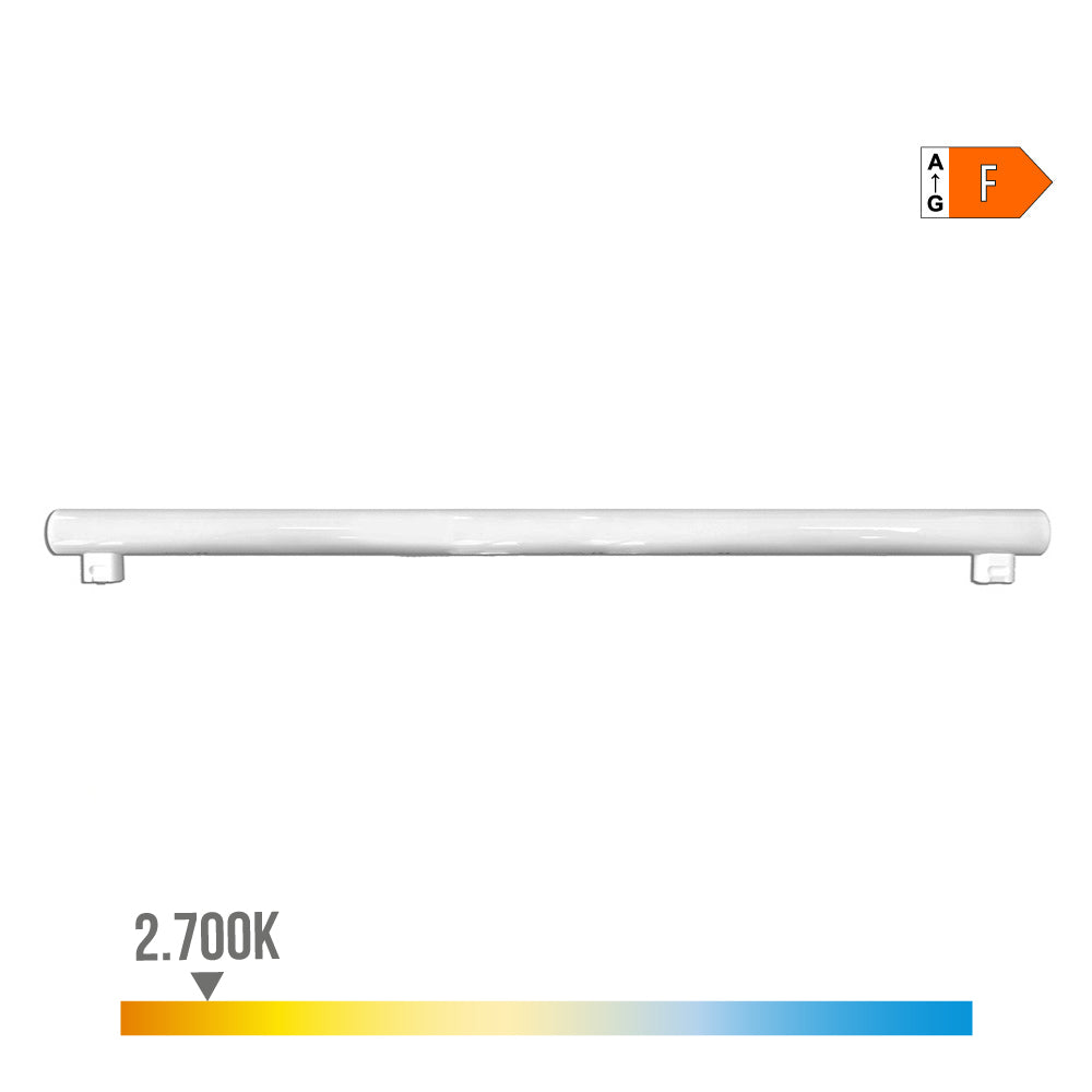 Lâmpada led linestra 2 casquilhos s14s 18w 1800lm 2700k luz quente 1000x30x47mm edm_0