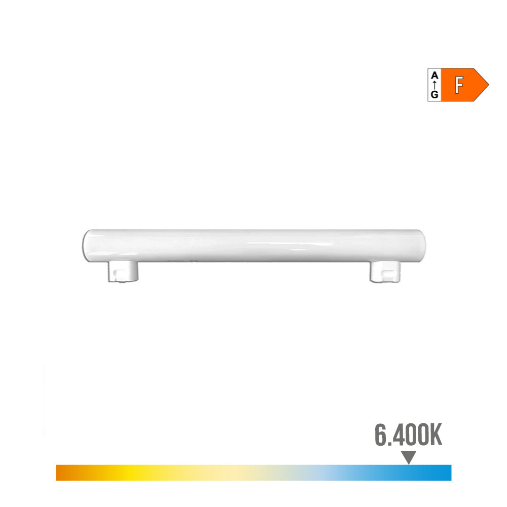 Lâmpada led linestra 2 casquilho s14s 7w 750lm 6400k luz fria 300x30x47mm edm_0