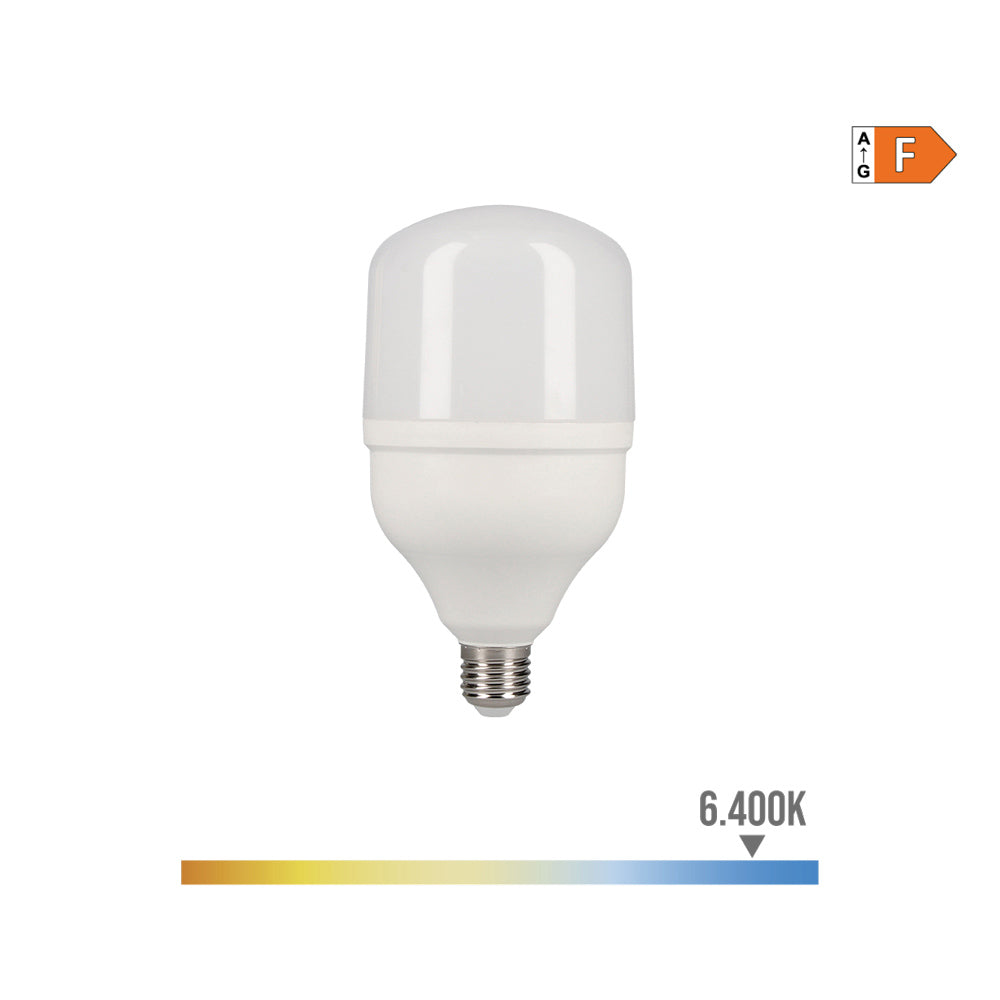 Lâmpada led industrial e27 20w 2045lm 6400k luz fria ø8x16,5cm edm_0