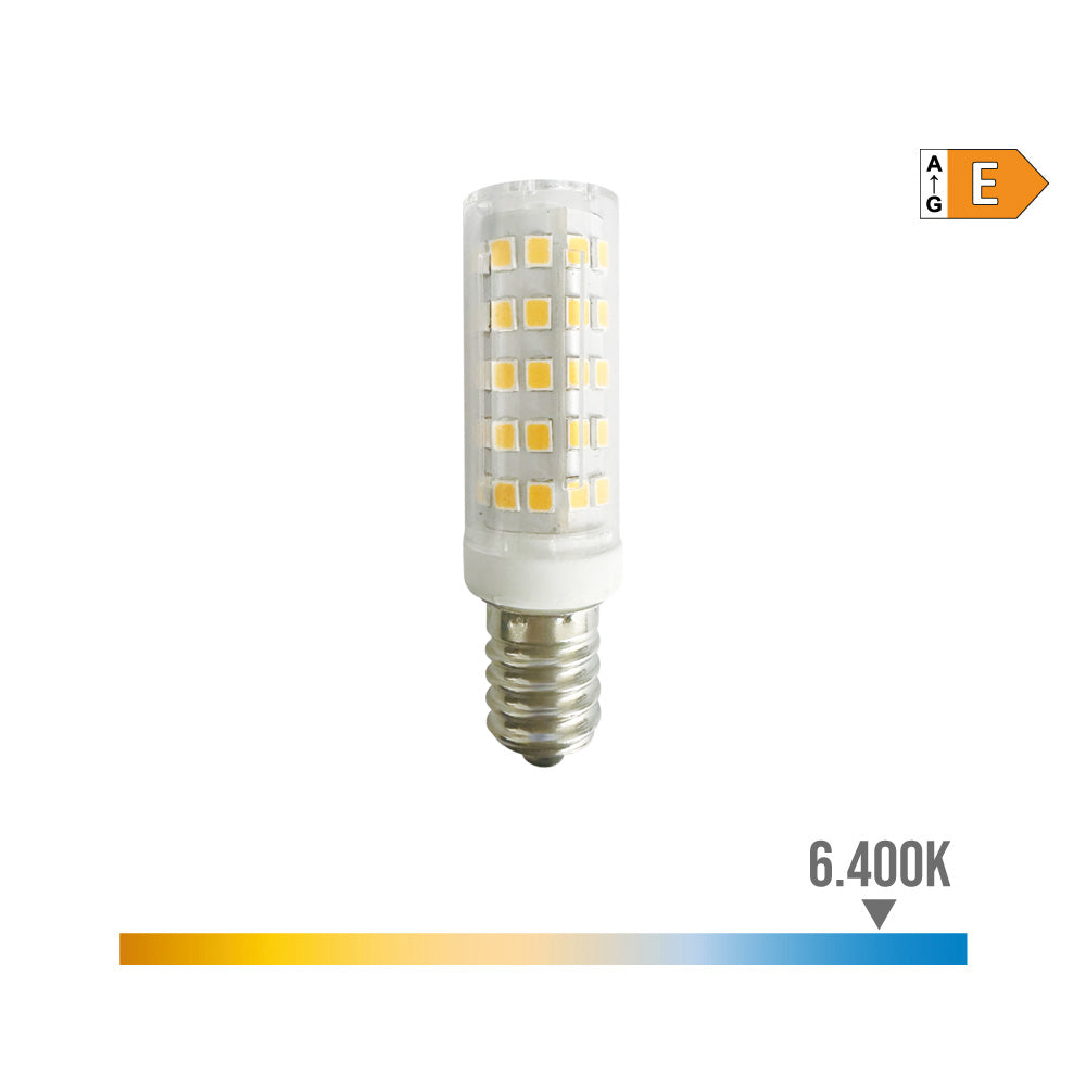 Lâmpada tubular led e14 6,5w 800lm 6.400k luz fria. edm_0
