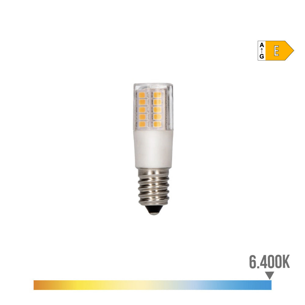 Lâmpada tubular led e14 5.5w 700lm 6400k luz fria ø1.8x5.7cm edm_0