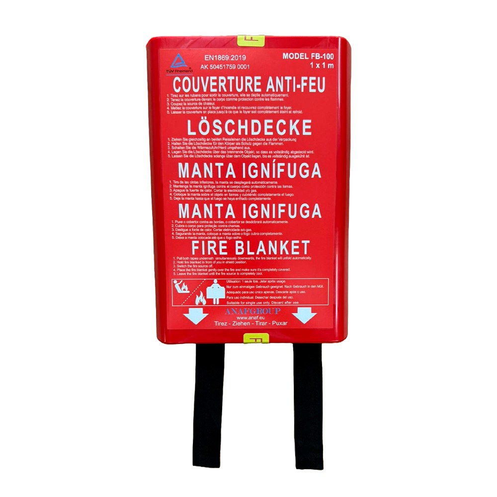 Manta ignÃfuga fb-100, em caixa rÃgida, 5 idiomas, 100 x 100 cm_0