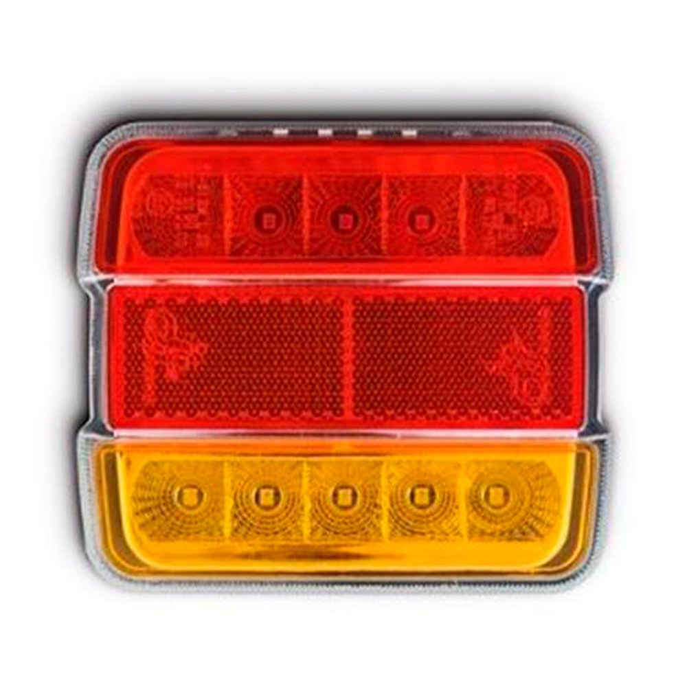 Farol traseiro led quadrado com 5 funções, 12 v,_0