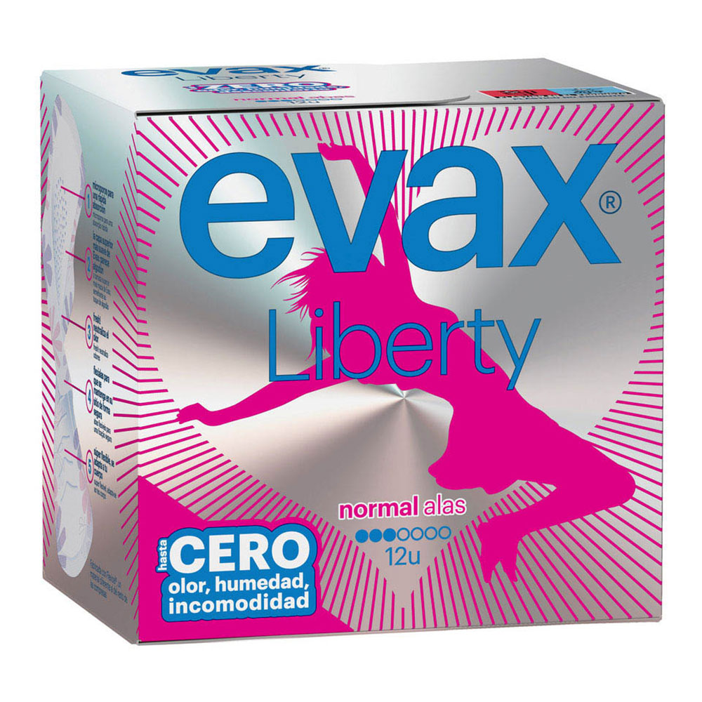Evax liberty normal asas 12 compressas_0