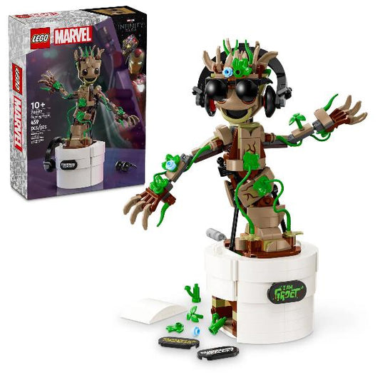 76297 Marvel Super Heroes Tanzender Groot, Konstruktionsspielzeug_0