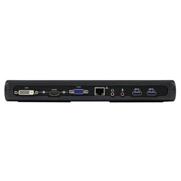 Docking station USB 3.0, tre porte USB 3.0,cuffie e microfono, RJ45_0
