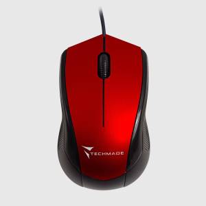 Techmade Mouse Ottico Usb Con Filo TM-XJ15 Red_0