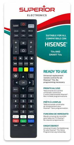 Superior Telecomando Universale Hisense funzioni Smart TV SM_0
