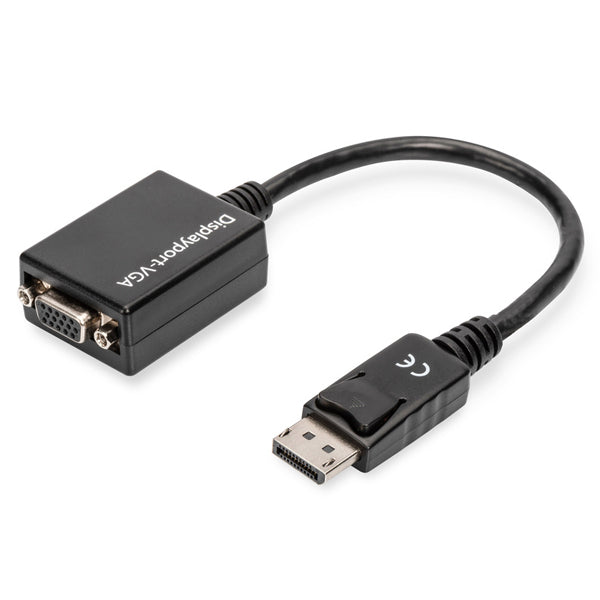 DIGITUS DisplayPort Ad/Converter DP - HD15 St/Bu 15cm / Preto_0