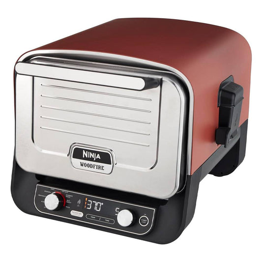 Mini-Forno Elétrico de Exterior para Pizza Ninja OO101EU Woodfire 8 em 1 2400W Laranja