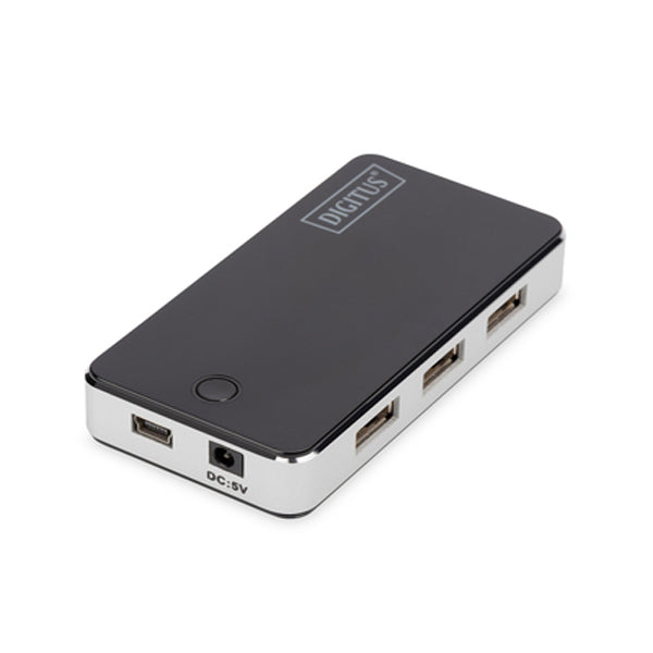 7-Port USB 2.0 Hub DIGITUS / Preto / 1039596_0