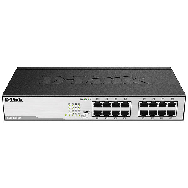 Switch D-LINK GIGAEXPRESS 16-PORT GIGABIT / Preto / DGS-1016D/E_0