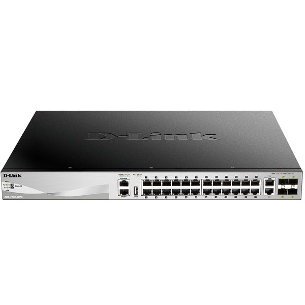 Switch D-LINK 30-Port POE Stackable / Preto / DGS-3130-30PS/E_0