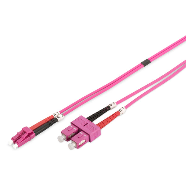 LWL Patchkabel, Duplex, LC > SC Stecker, Multimode OM4_0